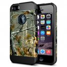 For iPhone 6/6s Tree Pattern PC + TPU Colorful Armor Hard Case