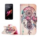 For LG X Screen Dream Catcher Leather Case with Holder, Card Slots & Wallet