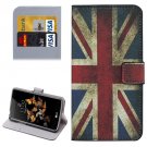 For LG K5 UK Flag Leather Case with Holder, Card Slots & Wallet