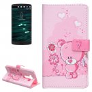 For LG V10 Bear Pattern Leather Case with Holder, Card Slots & Wallet