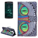 For LG V10 Cheshire Cat Pattern Leather Case with Holder, Card Slots & Wallet
