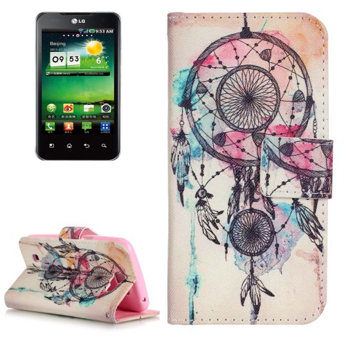 For LG K4 Dreamcatcher Pattern Flip Leather Case with Holder & Card Slots