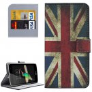 For LG K4 UK Flag Pattern Flip Leather Case with Holder & Card Slots