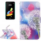 For LG Stylus 2 Dandelion Leather Case with Holder, Card Slots & Wallet