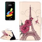 For LG Stylus 2 Rose Tower Flip Leather Case with Holder, Card Slots & Wallet