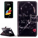 For LG Stylus 2 Red Lip Flip Leather Case with Holder, Card Slots & Wallet