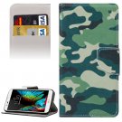 For LG  K10 Camouflage Flip Leather Case with Holder, Card Slots & Wallet