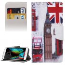 For LG  K10 Big Ben Flip Leather Case with Holder, Card Slots & Wallet