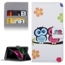 For LG  G5 Owls Pattern Flip Leather Case with Holder, Card Slots & Wallet