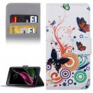 For LG  G5 Butterflies Pattern Flip Leather Case with Holder, Card Slots & Wallet