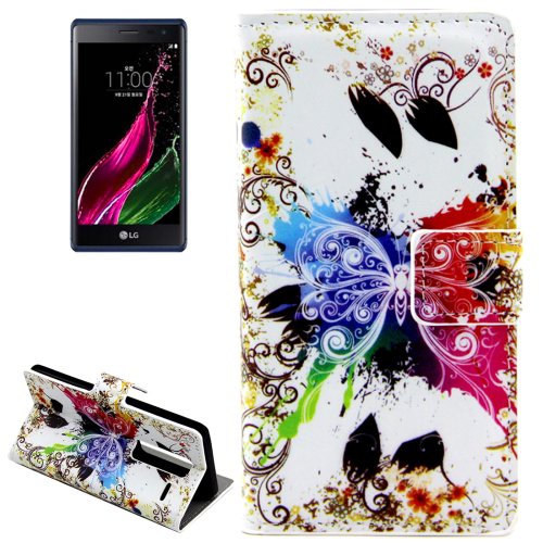 For LG  Class / Zero Butterfly Flip Leather Case with Holder & Card Slots