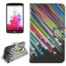 For LG G3 Stylus Meteor Pattern Leather Case with Holder, Card Slots & Wallet