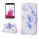 For LG G3 mini Flower Diamond Leather Case with Holder, Card Slots & Wallet