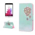 For LG G3 mini Balloon Diamond Leather Case with Holder, Card Slots & Wallet