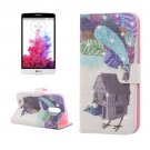For LG G3 mini Peacock Diamond Leather Case with Holder, Card Slots & Wallet