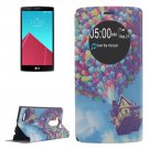 For LG G4 Balloon Pattern Leather Case with Holder & Caller ID Display