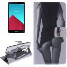 For LG G4 Sexy 2 Side Pattern Leather Case with Holder, Card Slots & Wallet