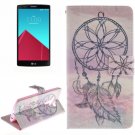 For LG G4 Cap 2 Side Pattern Leather Case with Holder, Card Slots & Wallet