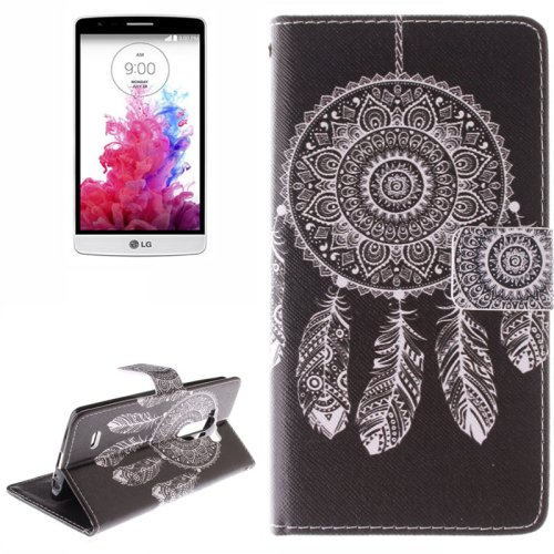 For LG G3 mini Wind 2 Side Pattern Leather Case with Holder, Card Slots & Wallet