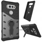 For LG V20 Black Rotating Tough Armor TPU + PC Combination Case & Holder