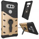 For LG V20 Gold Rotating Tough Armor TPU + PC Combination Case & Holder