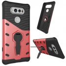 For LG V20 Red Rotating Tough Armor TPU + PC Combination Case & Holder
