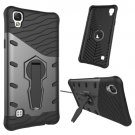 For LG X Style Black Rotating Tough Armor TPU + PC Combination Case & Holder