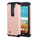 For LG K7 Rose Gold Corselet TPU + PC Combination Protective Case