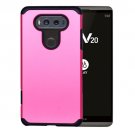For LG V20 Magenta Corselet TPU + PC Combination Protective Back Case