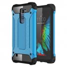 For LG K10 Blue Tough Armor TPU + PC Combination Case
