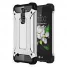 For LG K7 Silver Tough Armor TPU + PC Combination Case