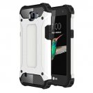 For LG K4 White Tough Armor TPU + PC Combination Case