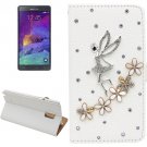 For Galaxy Note 4 Fairy Diamond Leather Case with Holder & Card Slots