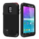 For Galaxy Note 4 Black LOVE MEI Metal Waterproof Dustproof Shockproof Case