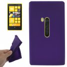 For Lumia 920 Purple Pure Colour Silicone Case