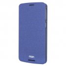 For HTC Desire 828 Mofi Dark Blue Crazy Horse Leather Case with Holder