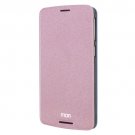 For HTC Desire 828 Mofi Rose Gold Crazy Horse Leather Case with Holder
