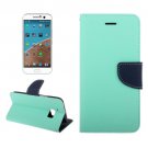For HTC 10/One M10 Green Cross Leather Case with Holder, Card Slots & Wallet