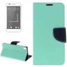 For HTC Desire 825 Green Cross Leather Case with Holder, Card Slots & Wallet