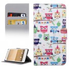 For HTC One A9 Cartoon Pattern Leather Case with Holder, Card Slots & Wallet