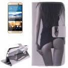 For HTC One M9 Sexy 2 Pattern Leather Case with Holder, Card Slots & Wallet