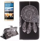 For HTC One M9 WindBell 2 Pattern Leather Case with Holder, Card Slots & Wallet