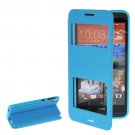 For HTC Desire 820 Blue Flip Leather Case with Call Display ID & Holder
