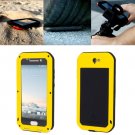 For HTC One A9 Yellow Love Mei Powerful Dustproof Shockproof Anti-slip Case