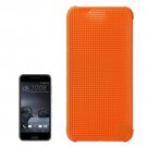 For HTC One A9 Orange Mesh Smart Cover Flip Silicon + PC Hard Case