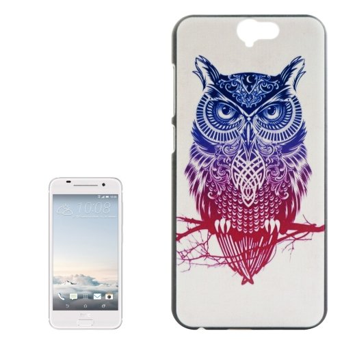 For HTC One A9 Owl Pattern PC Protective Case