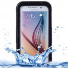 For Galaxy S6 Black IPX8 Waterproof PVC Case with Touch Responsive Front