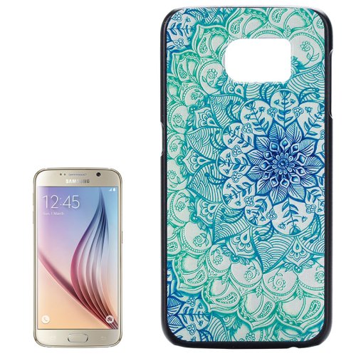 For Galaxy S6 Flower Pattern Hard Case