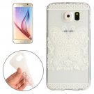 For Galaxy S6 Butterfly and Flower Pattern TPU Protective Case
