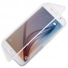 For Galaxy S6 White PC Front Cover + TPU Back Cover Protective Case